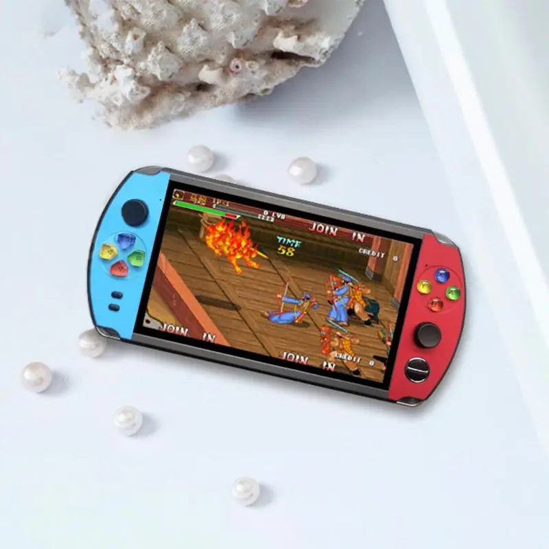 

X19 Retro Handheld Game Player 8/16GB 7.0" Screen FC Arcade Video Game Console