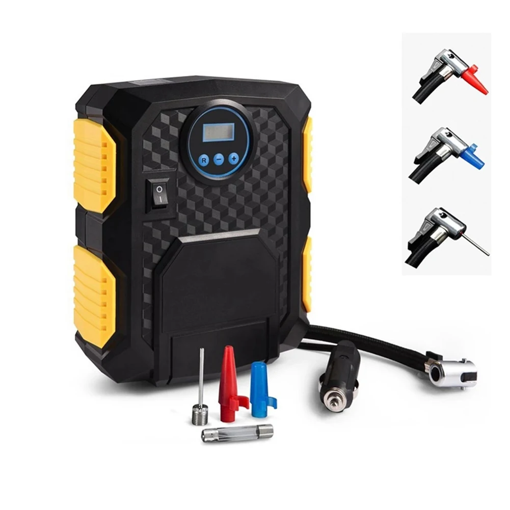 

Digital Tire Inflator DC 12 Volt Car Portable Air Compressor Pump 150 PSI Car Air Compressor for Car Motorcycles Bicycles