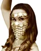 Women's Dripping Metal Headpiece Egyptian Queen Cleopatra Headpiece For Show Gold Headdress Chain Jewelry ► Photo 2/6
