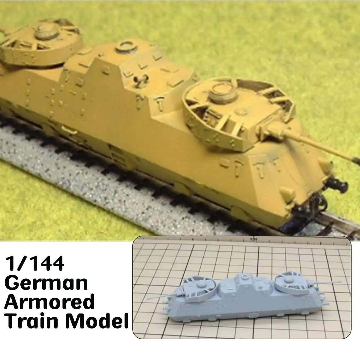 1//144 WWII German PanzerTriebWagen Nr.16 /& PanzerjagerWagen T-34 Resin Kit