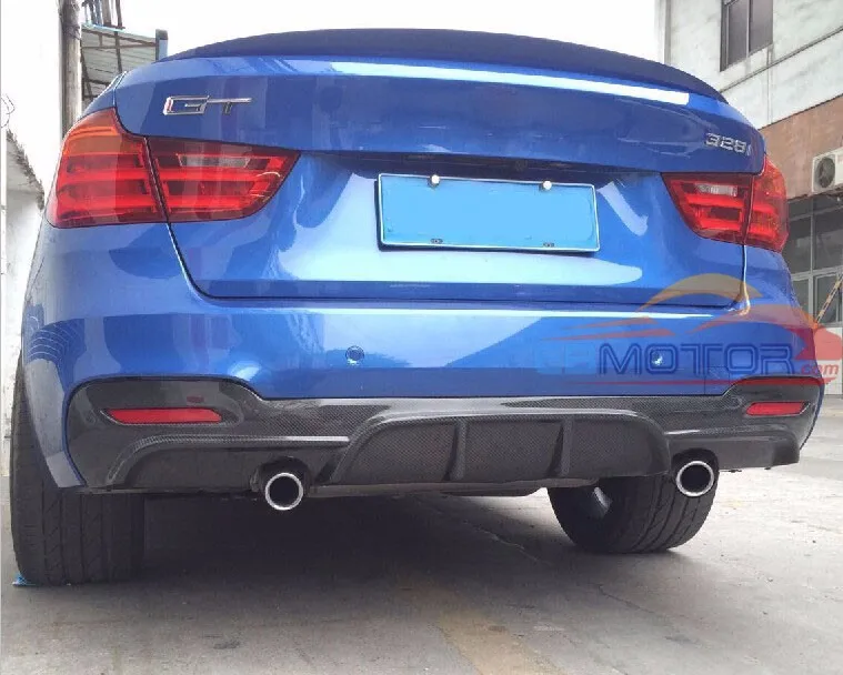 ebmotor-com P Style 3k Fiber Rear Diffuser For BMW 3series F34 GT M Sport Mtech Bumper 2014UP B360F 1_8292