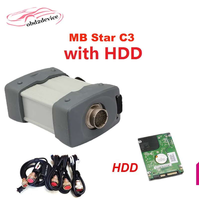 C3 with software hdd V12. MB STAR C3 мультиплексор с программным обеспечением установки ноутбука CF19 d630 T420 i5 шт., SD подключения C3 автомобиля диагностический инструмент готов к использованию - Цвет: C3 with software hdd