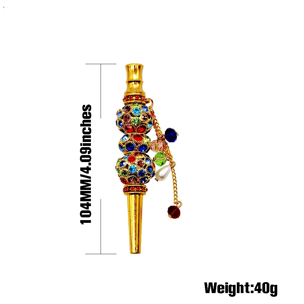 

HOOKAH Handmade Inlaid Jewelry Hookah Mouthpiece Metal Shisha Mouth Tips Sheesha Chicha Narguile Hose Accessories