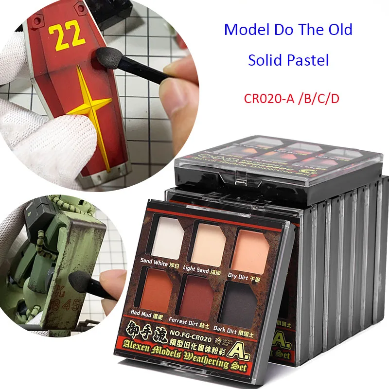 CR020 Series Anime Mecha/Military Model Tank Vehicle Aircraft Solid Natural Soil Pastel model tools