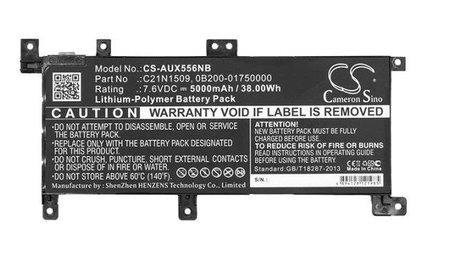 Battery cameronsino/pitatel for Asus VivoBook x556 | Компьютеры и офис