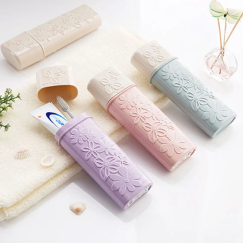 1 pc Portable Toothbrush Cover Holder Outdoor Travel Hiking Camping Toothrush Cap Case household Storage Cup 4 colors toothbrush cover