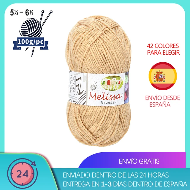 Ovillo Lana Gruesa Tejer Crochet 2 Agujas Hilo Manualidades