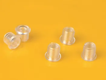 

5000PCS M10*1*6 hollow screw#Transparent clear LED Light screw,M10X1X6 pc acrylic plastic LED PCB wire grommet cable outlet