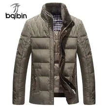 Брендовая зимняя одежда, Прямая с фабрики, модная мужская куртка-парка, мужская пуховая парка