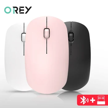 

2.4G Bluetooth Wireless Mouse Dual Mode Rechargeable Optical Silent Button Gaming Mouse for Xiaomi Mac PC Gamer Business Office