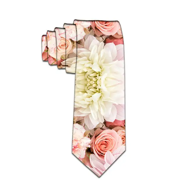 3D Printed Men's Polyester Slim Tie Funny Pattern Wedding Party Casual Happy 8cm Wide Tie Jacquard Weave Man Shirt Accessories style5