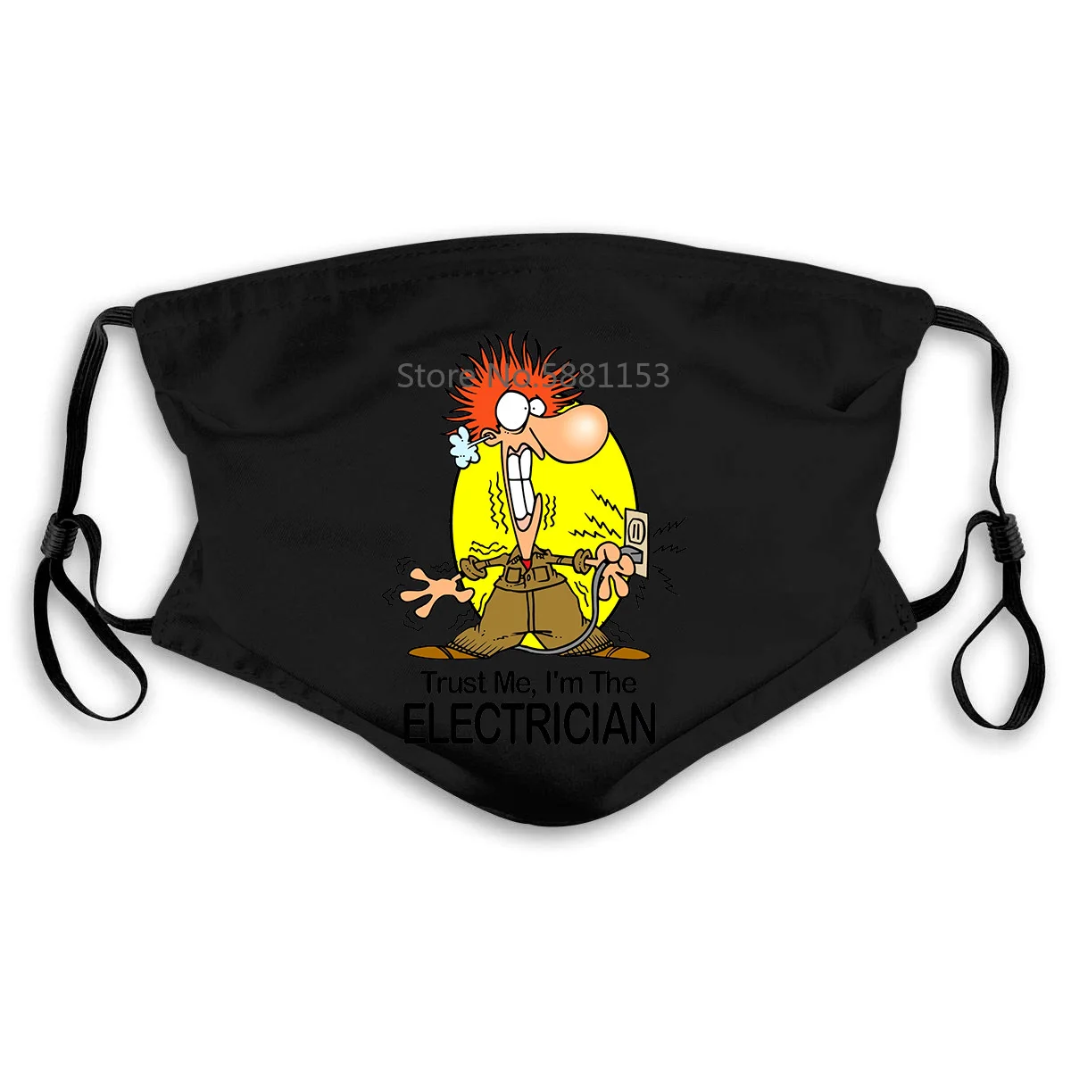 MENS COOL NOVELTY ELECTRICIAN SPARKY NEW JOB JOKE S PRESENTS Mouth Mask Women's kid PM2.5 | Аксессуары для одежды