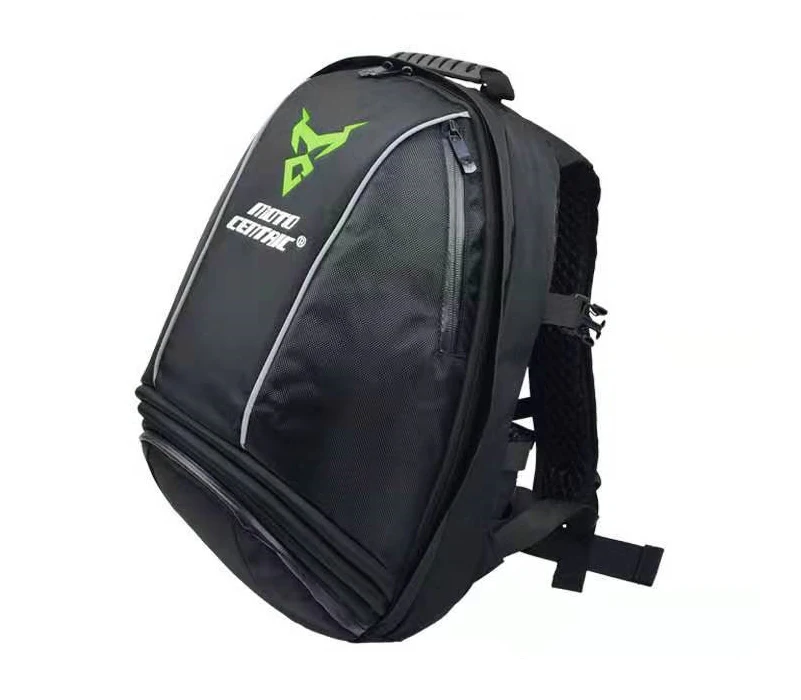 Black green B Moto rcycle водонепроницаемый гоночный Мото шлем Дорожные сумки чемодан сумки с рюкзак велосипедиста Хвост сумка мужские мото rbike сумки - Название цвета: Black green B