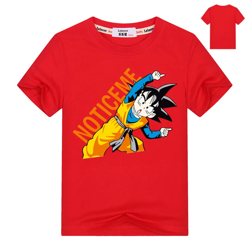 Dragon Ball футболка Гоку братьев топы, футболки Вегета мужские шорты для купания для мальчиков и девочек аниме «Наруто» best friend» футболка с надписью: "Dragonball Z футболка игрушечные фигурки из игры Dragon Ball dbz(“ сын аниме Гоку - Цвет: red