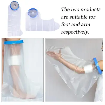 

Silicone Wound Anti-infective Gloves Waterproof Case Adults PVC Hands Feet Injured Bandage Waterproof Cover Protector