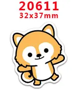 PR-20611 Наборы для творчества Герой мультфильма с плоской задней частью Плоские наклейки 30 штук. PR-20611-20960 - Цвет: PR-20611