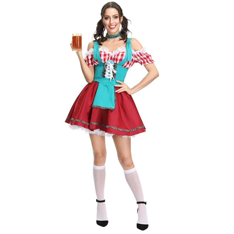 Женский Bavarian бар костюм горничной