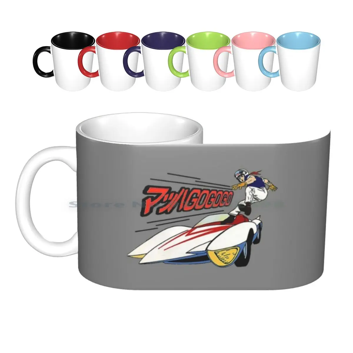 M A C H G O Tazze In Ceramica Tazze Da Caffè Tazza Da Tè Al Latte Speed Racing Mach 5 Racer Car Race Go Racer X Vintage Retro Automotive
