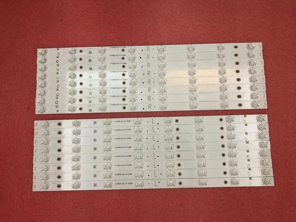 Новый комплект 7 шт светодиодный полосы подсветки для LUX0155004 VES550QNDS-2D-N12 VES550QNDS-2D-S11