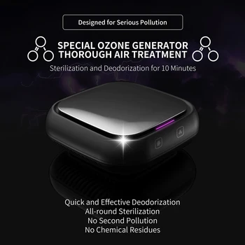 

New Practical Smart Car Air Purifier HEPA13 Mini Auto Air Purifier Air Cleaner Ionizer Formaldehyde for Car Home Cleanse