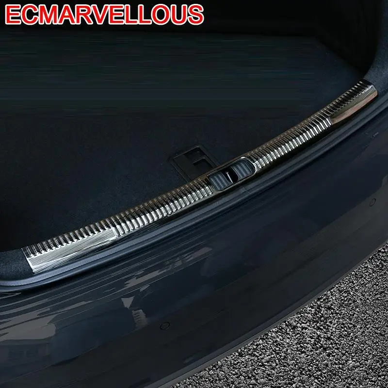 

Trunk Rear Panels Automobile Modified Decorative Chromium Car Styling Covers Bright Sequins Accessories 16 17 18 FOR Audi Q7
