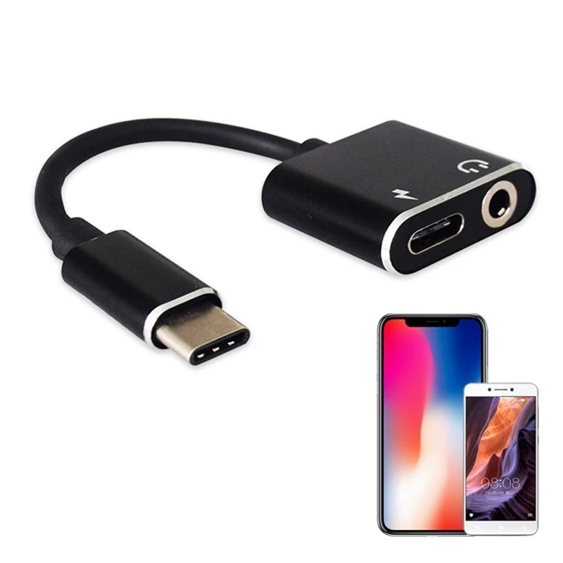 Usb type C до 3,5 мм разъем для наушников адаптер для Leeco Le Max 2/Pro 3 S3 Aux аудио кабель зарядное устройство для наушников зарядный USB-C конвертер