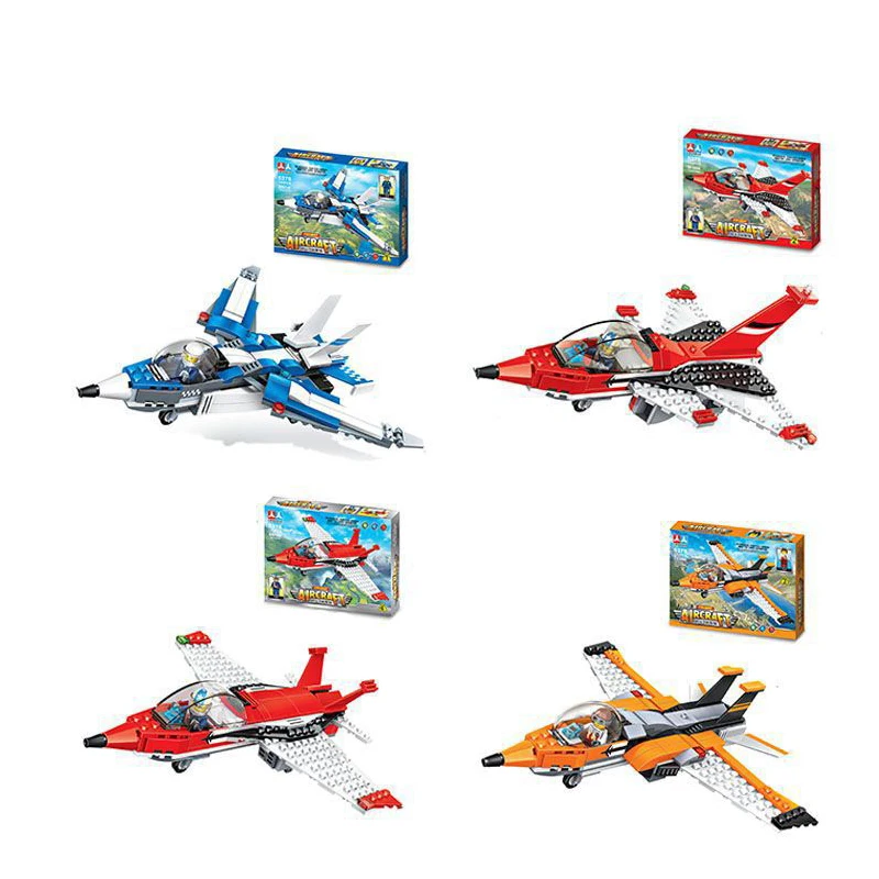 

Military Series Fighter Simulator Aircraft Building-block Toys Compatible with Legoinglys DIY Educating Children Christmas Gifts