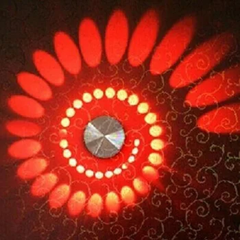 

Spiral LED Wall Sconce Ceiling Light Lamp 85-265V 3W for Walkway Bedroom Porch Hotel K888