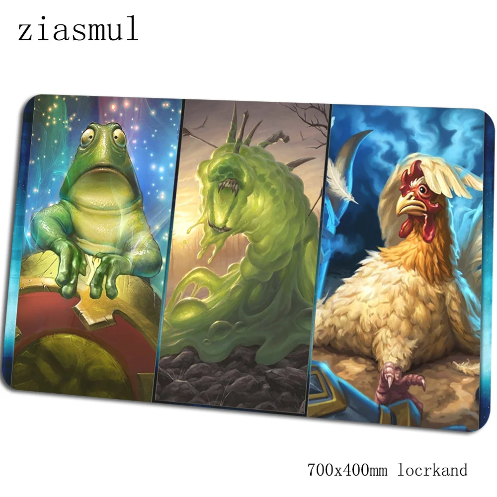Коврик для мыши Hearthstone 700x400x3 мм игровой коврик для мыши большой коврик для геймера Толстая игровая компьютерная настольная клавиатура со встроенной мышью с обработанным краем игровые коврики - Цвет: Size 700x400x3mm
