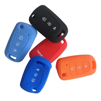 

Silica Gel Remote Key Cover Case For Great Wall Wingle 5 6 Haval H5 H6 H1 H3 C30 C50 M4 Keyless Entry Key Cover Cap Shell Holder