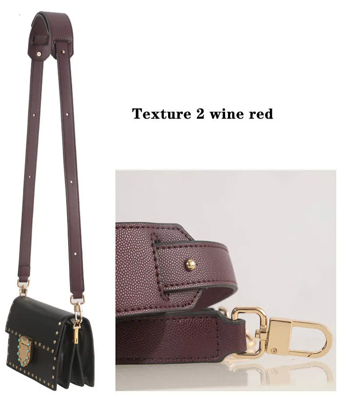 BAMADER High Quality Genuine Leather Bag Strap Ladies Wide Shoulder Strap 81CM-118CM Adjustable Fashion Women's Bag Accessories