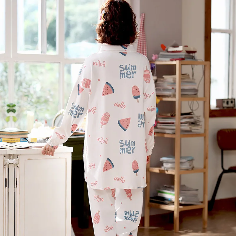 Пижамы для кормящих детей г. Новая летняя хлопковая мягкая одежда для сна для беременных двойная марлевая Одежда для беременных ночная рубашка для грудного вскармливания, комплект