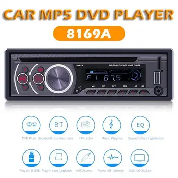 

SWM 8169A Bluetooth Car Mp3 Player Stereo CD VCD DVD Video Audio Player Auto AUX USB FM Radio Receiver In Dash Head Unit