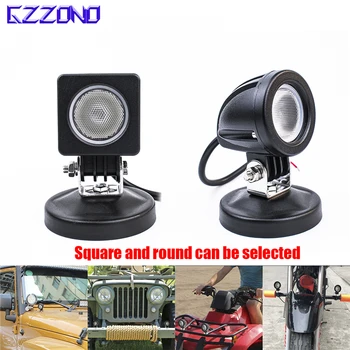 

10W 12V24V LED Work Light Refitted Vehicle Chip Beam Round LED Fog Light Lamp For Truck Motorcycle 4x4 Car Accessorie SUV ATV