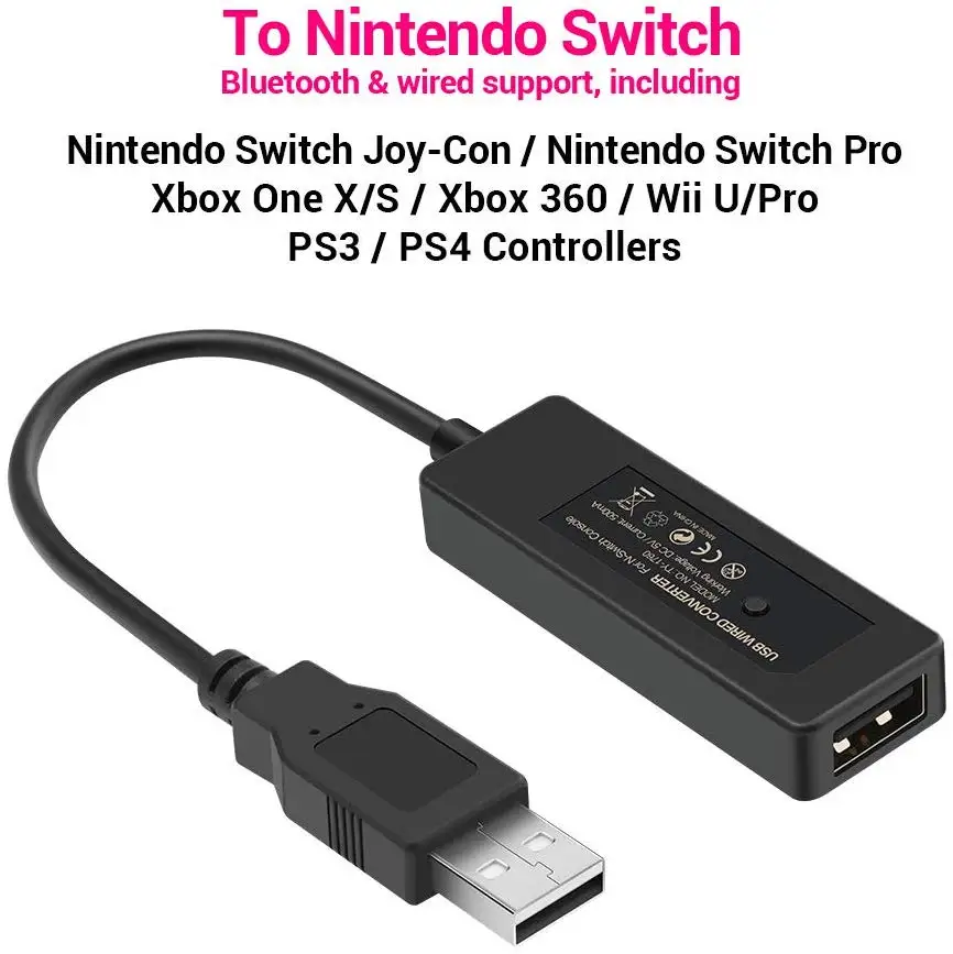 Адаптер Rocketek Bluetooth приемник беспроводной контроллер для консоли Nintendo конвертер