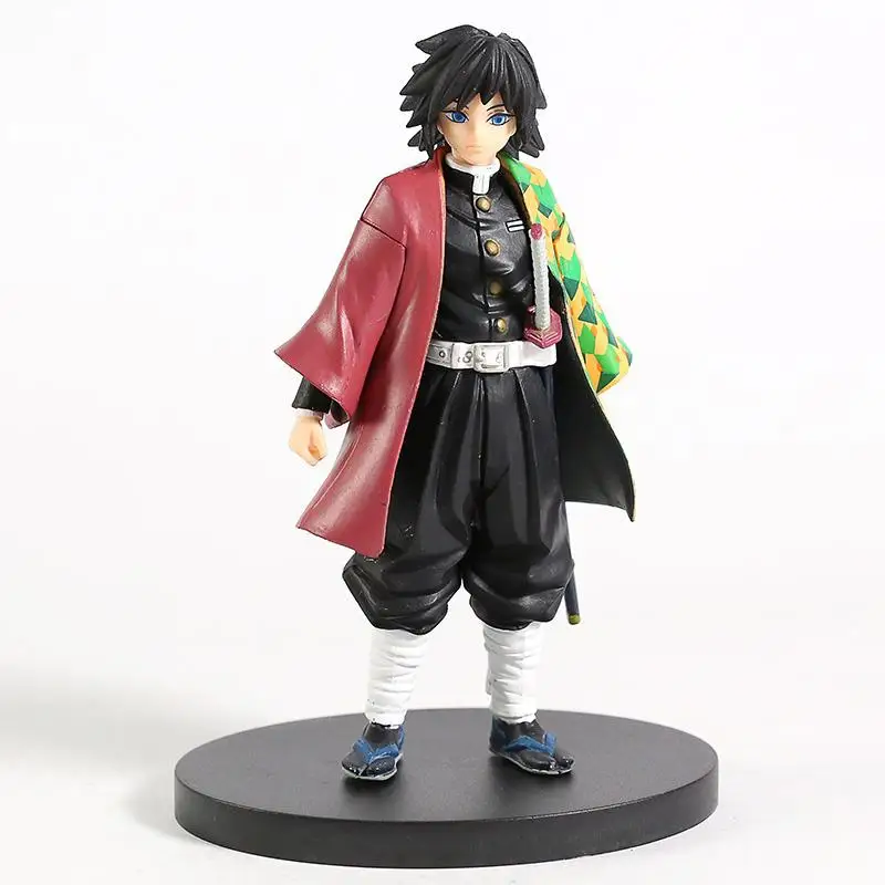 Devil's Blade Anime Figure Tanjirou Nezuko Zenitsu Inosuke Demon Slayer PVC Action Figure Collectible Model Toys Doll Decoration