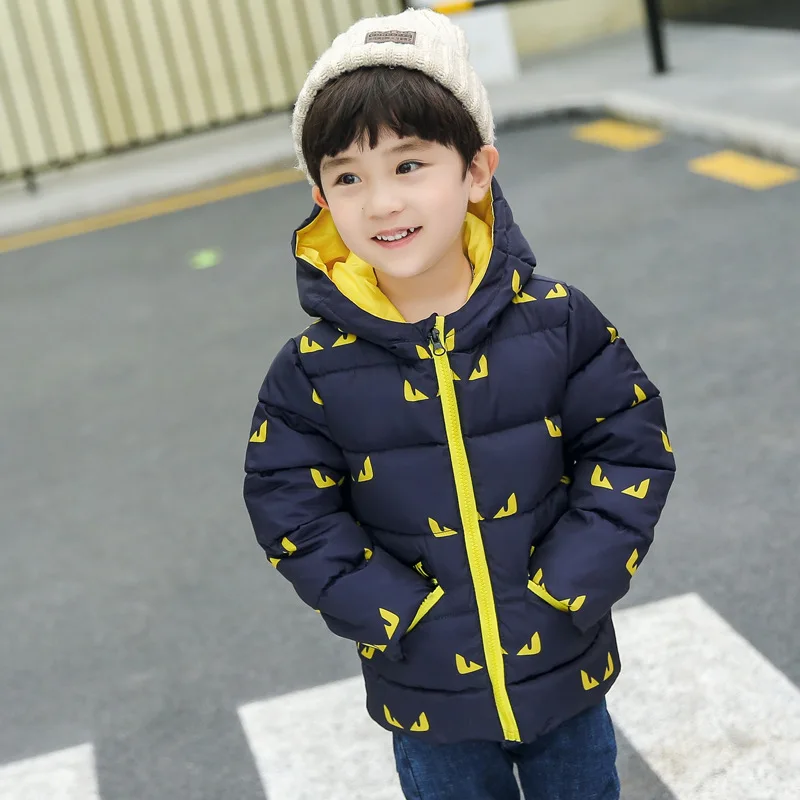 Boys Girls Jackets Hooded Outerwear Winter Children Warm Thick Jacket For Kids Clothes Baby Outerwear Zipper Coats Ski Jacket (6)