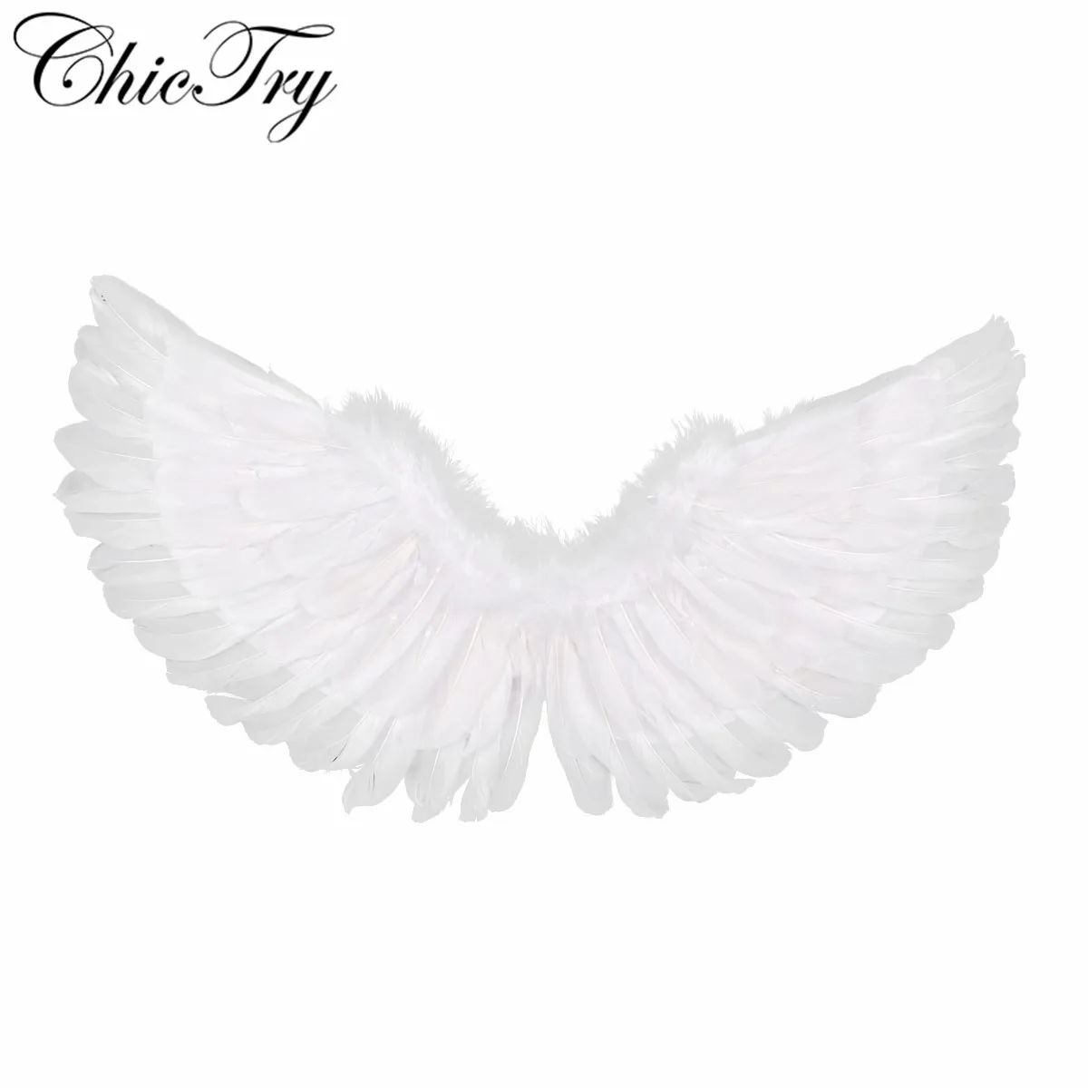 Белое Искусственное перо Крылья ангела для танцевальной вечеринки косплей