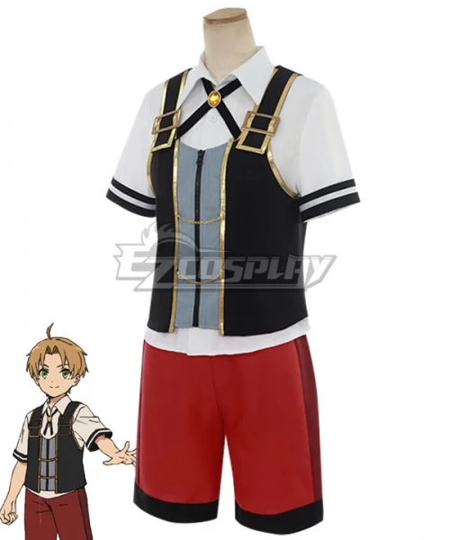 

Mushoku Tensei: Jobless Reincarnation Rudeus Greyrat C Adult Summer Daily Suit Party Halloween Christmas Cosplay Costume E001