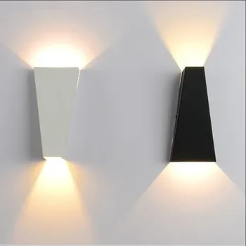 

2019 Wall Sconce LED Lamp 10W Aluminum Bedsides reading lights Up and Down for Bathroom Corridor surface mounted free shipping