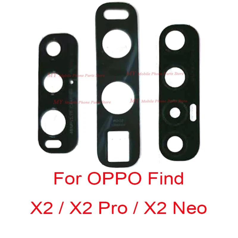 Новый задняя Камера Стекло объектив для OPPO Find X2 Pro X2pro основная крышка с Стикеры