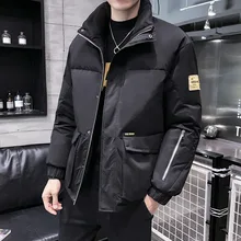 Осень-зима, Новое поступление, хлопковый костюм на каждый день, однотонный, с воротником-стойкой, с большим карманом