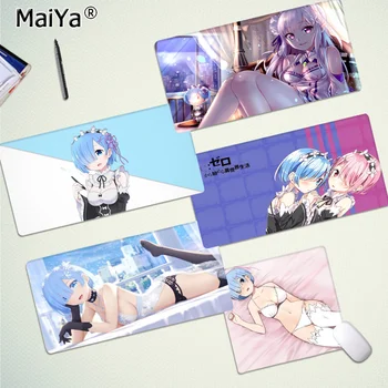 

MaiYaCa Funny Re Zero Anime Sexy Girl Comfort Mouse Mat Gaming Mousepad Rubber PC Computer Gaming mousepad