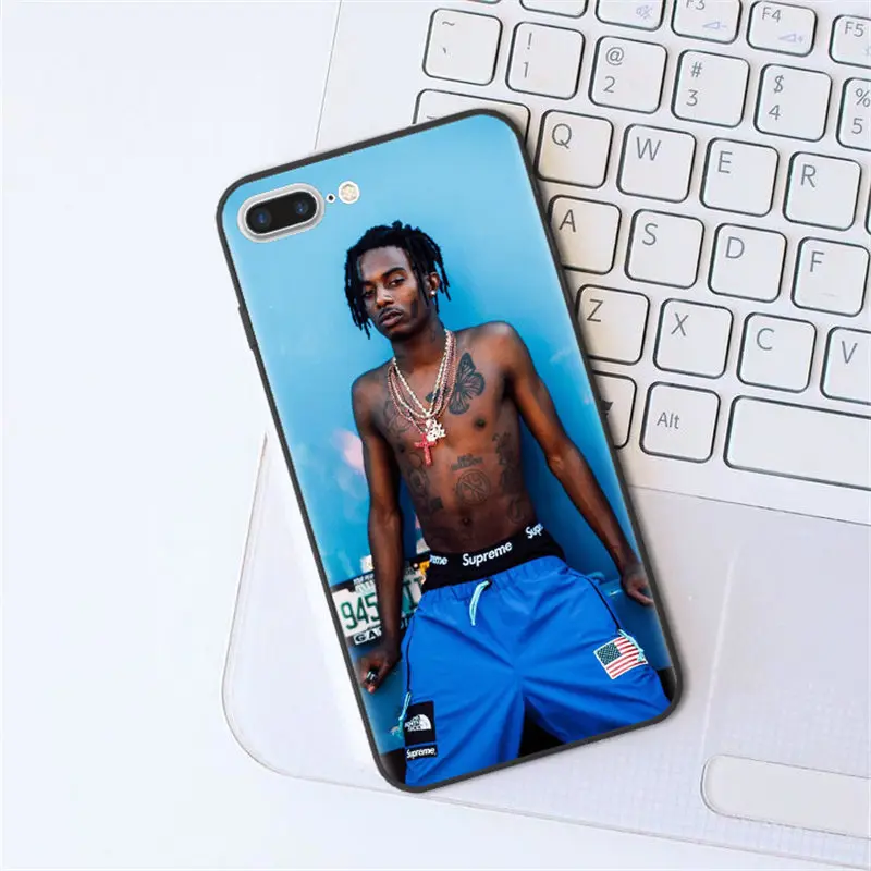 Rapper singer Playboi Carti Black Soft silicone TPU Phone Cases For iPhone X 5s 5 SE 6s 6 7 8 Plus XS Max XR Coque Back Cover - Цвет: T6833