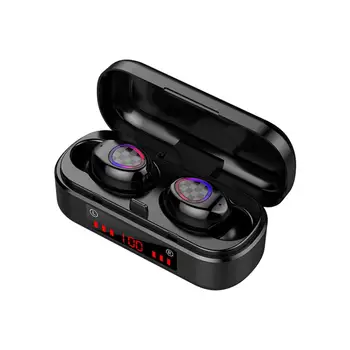 

5.0 wireless bluetooth headset with LED digital display binaural HD call headset new large capacity and long life