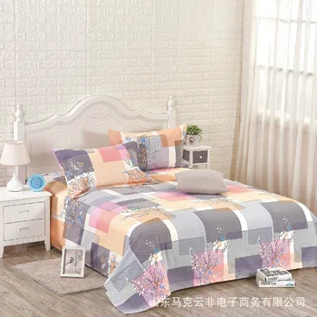 

Pure cotton sheets single piece of cartoon Shandong old coarse cloth sheets thickened encrypted cotton linen canvas large