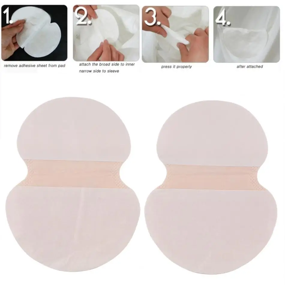 Одноразовые подушечки для пота дезодоранты подмышек стоп защита от пота наклейки пасты подмышек впитывают защита от пота подушечки