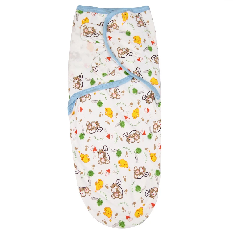 Пеленальное Одеяло для новорожденных; Parisarc; хлопок; мягкие детские предметы для новорожденных; одеяло и Пеленальное Одеяло; спальный мешок - Цвет: Elephant Monkey