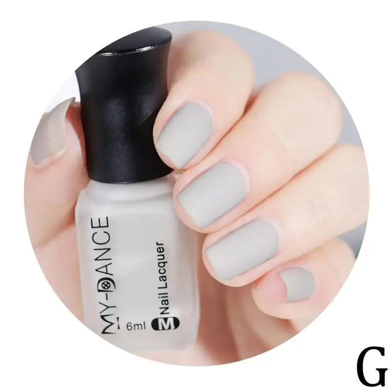 Матовый лак для ногтей тусклый Esmaltes Маникюр Быстросохнущий гель для ногтей Перманентный лак для ногтей зеркальный стойкий инструмент для дизайна ногтей - Цвет: 7
