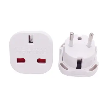 

Uk To Eu Plug European Standard Adapter Eu Conversion Plug 9625 White Power Plug Socket Plug